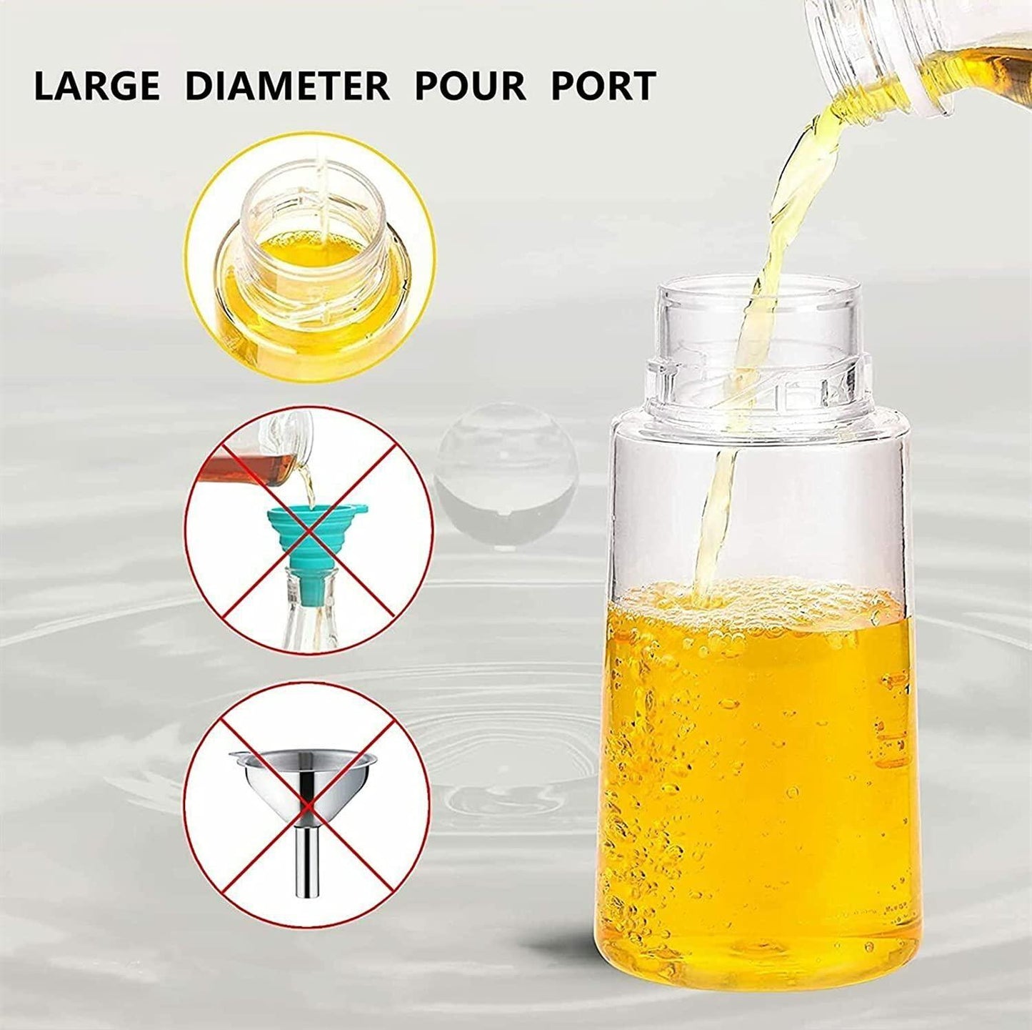 Spray Bottle-Food Grade Stainless Steel Glass Oil Spray Bottle Vinegar Bottle Oil Dispenser for Cooking, Salad, Kitchen